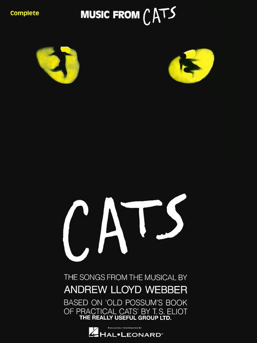 Title details for Cats Songbook by Andrew Lloyd Webber - Available